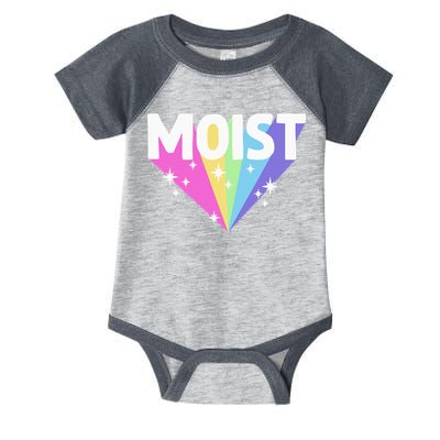 Moist Funny Meme Offensive Weird Cool Infant Baby Jersey Bodysuit
