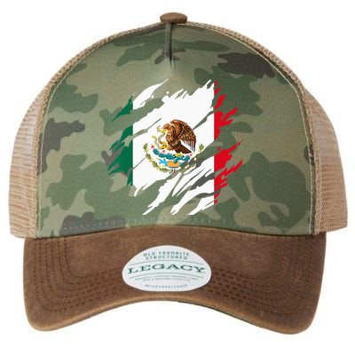 Mexican Flag Mexico Legacy Tie Dye Trucker Hat