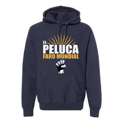 Milei Faro Mundial Presidente Argentina Libertad Argentinian Premium Hoodie