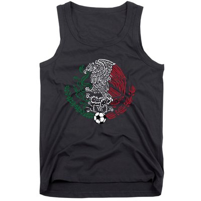 Mexico Flag Mexican Eagle Soccer Tank Top