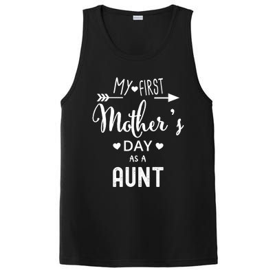 My First Mother's Day As A Aunt Mom To Be Sister's Mom Gift PosiCharge Competitor Tank