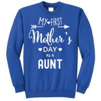 My First Mother's Day As A Aunt Mom To Be Sister's Mom Gift Sweatshirt