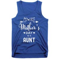 My First Mother's Day As A Aunt Mom To Be Sister's Mom Gift Tank Top