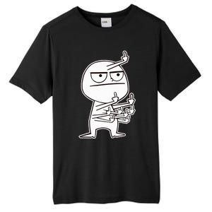 Middle Finger Maniac funny Tall Fusion ChromaSoft Performance T-Shirt