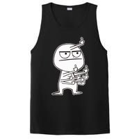 Middle Finger Maniac funny PosiCharge Competitor Tank