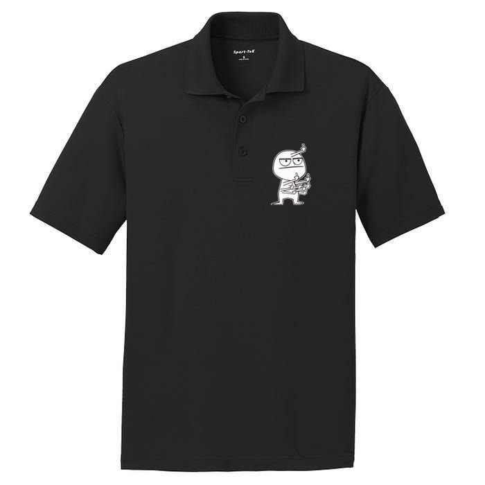 Middle Finger Maniac funny PosiCharge RacerMesh Polo