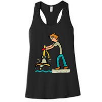 Magnet Fishing Women's Racerback Tank