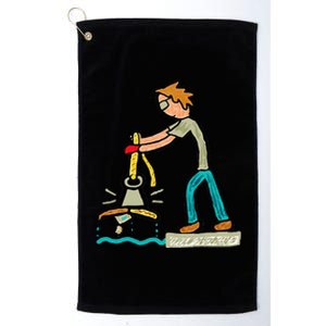 Magnet Fishing Platinum Collection Golf Towel