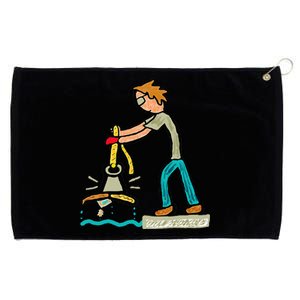 Magnet Fishing Grommeted Golf Towel