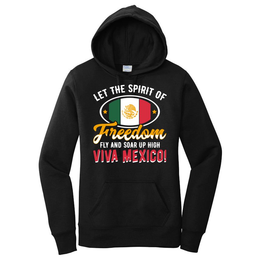 Mexico Flag Mexican Independence Day Meaningful Gift Women's Pullover Hoodie