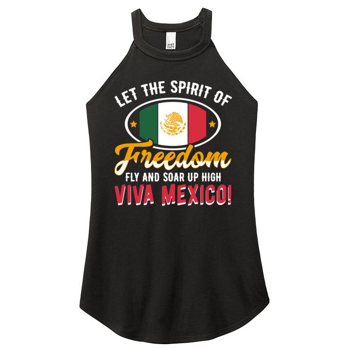 Mexico Flag Mexican Independence Day Meaningful Gift Women's Perfect Tri Rocker Tank