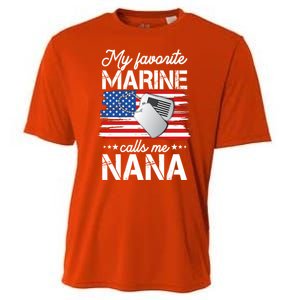 My Favorite Marine Calls Me Nana Cooling Performance Crew T-Shirt