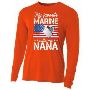 My Favorite Marine Calls Me Nana Cooling Performance Long Sleeve Crew