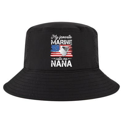 My Favorite Marine Calls Me Nana Cool Comfort Performance Bucket Hat