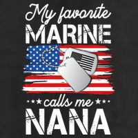 My Favorite Marine Calls Me Nana Adult Drive Performance Visor