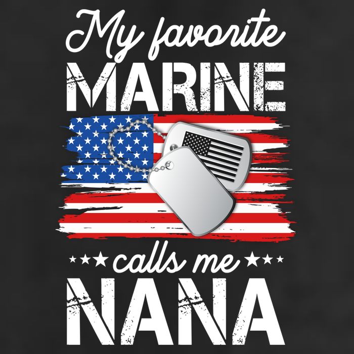My Favorite Marine Calls Me Nana Adult Drive Performance Visor