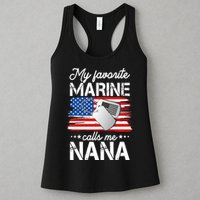 My Favorite Marine Calls Me Nana Womens Tank Top
