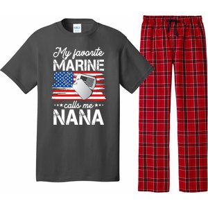 My Favorite Marine Calls Me Nana Pajama Set