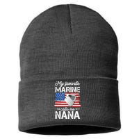 My Favorite Marine Calls Me Nana Sustainable Knit Beanie