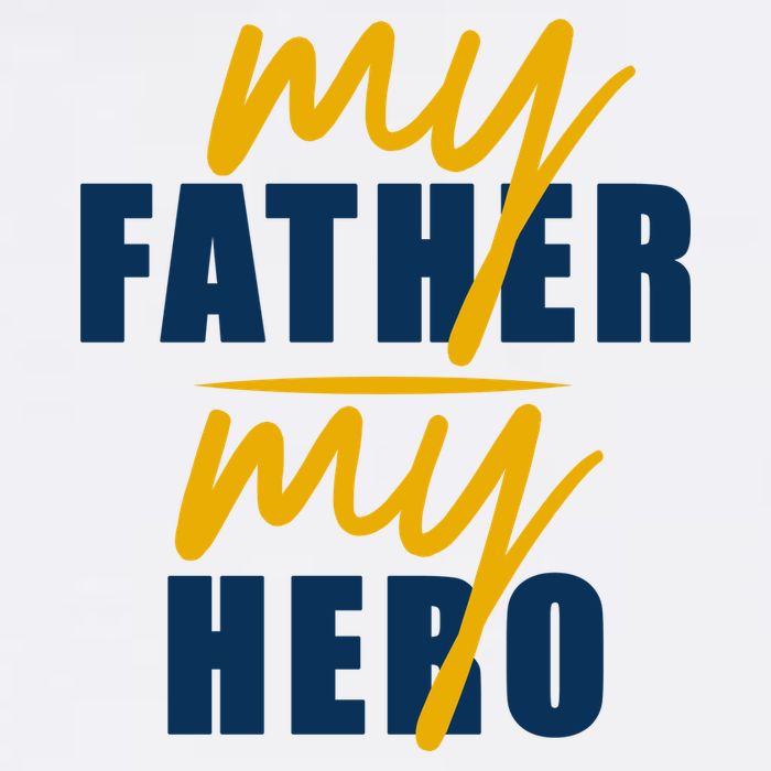 My Father My Hero Cute Dad Gift Youth Performance Sprint T-Shirt
