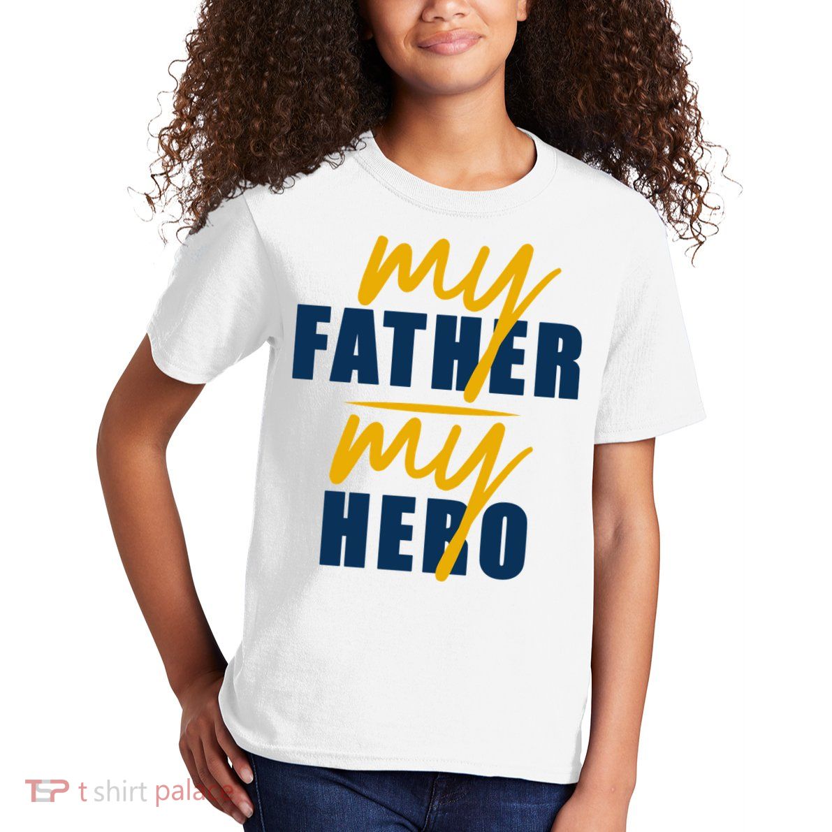 My Father My Hero Cute Dad Gift Kids T-Shirt