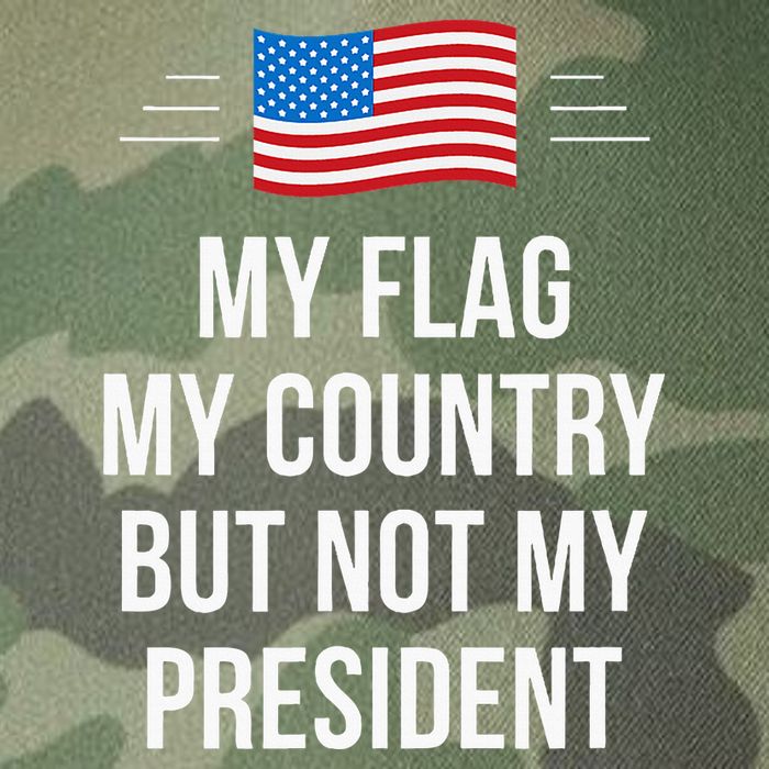 My Flag My Country But Not My President Legacy Tie Dye Trucker Hat