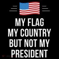 My Flag My Country But Not My President Bucket Hat