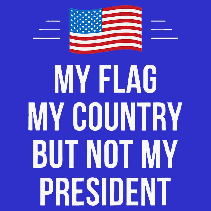 My Flag My Country But Not My President Magnet