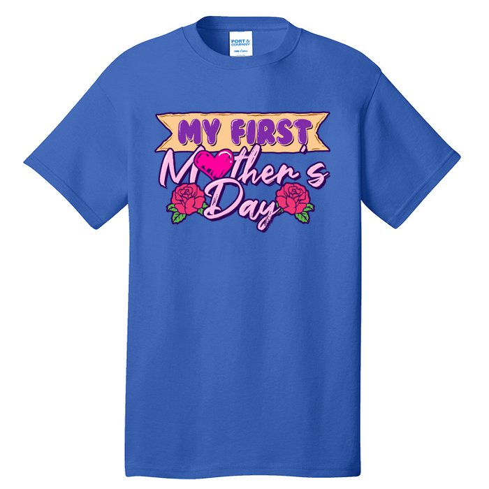 My First Mothers Day Pregnancy Announcemeaningful Gift Mom To Be Gift Tall T-Shirt