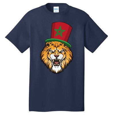 Morocco Flag Moroccan Soccer Supporter Tall T-Shirt