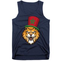 Morocco Flag Moroccan Soccer Supporter Tank Top