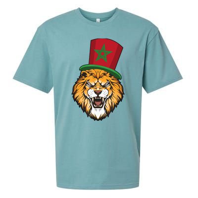 Morocco Flag Moroccan Soccer Supporter Sueded Cloud Jersey T-Shirt