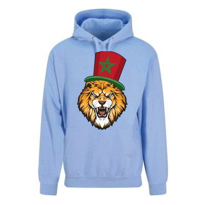 Morocco Flag Moroccan Soccer Supporter Unisex Surf Hoodie