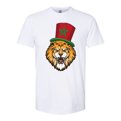 Morocco Flag Moroccan Soccer Supporter Softstyle CVC T-Shirt