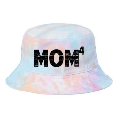 Mom4, Four, Mother's Day, Best Mom, Mother of 4 Tie Dye Newport Bucket Hat