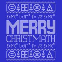 Math Formulas Mathematician Teacher Ugly Christmas Funny Gift Button