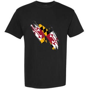 Maryland Flag Marylander Maryland Flag State Pride Garment-Dyed Heavyweight T-Shirt