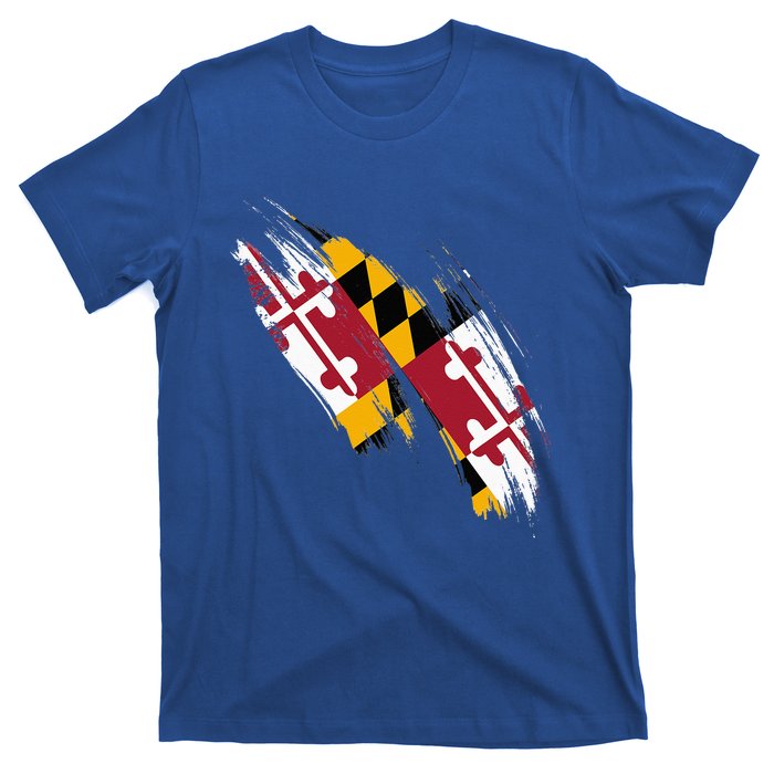 Maryland Flag Marylander Maryland Flag State Pride T-Shirt