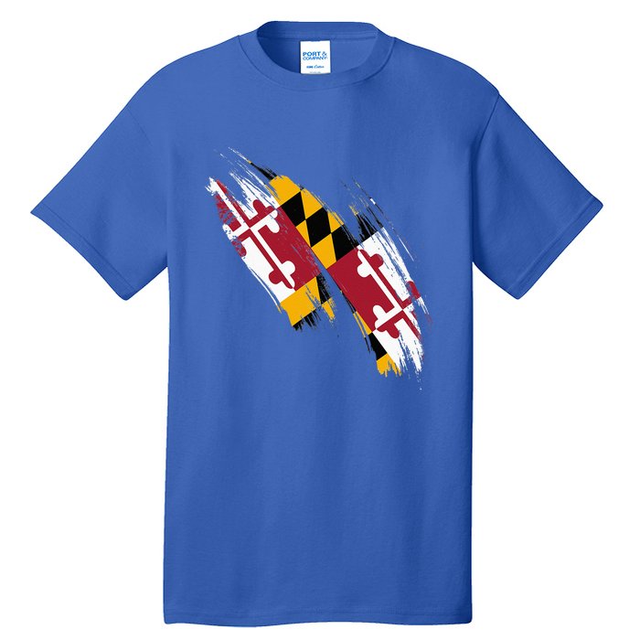 Maryland Flag Marylander Maryland Flag State Pride Tall T-Shirt