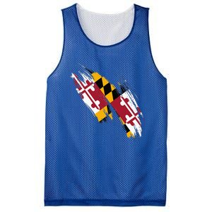 Maryland Flag Marylander Maryland Flag State Pride Mesh Reversible Basketball Jersey Tank