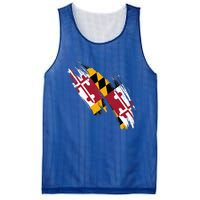 Maryland Flag Marylander Maryland Flag State Pride Mesh Reversible Basketball Jersey Tank