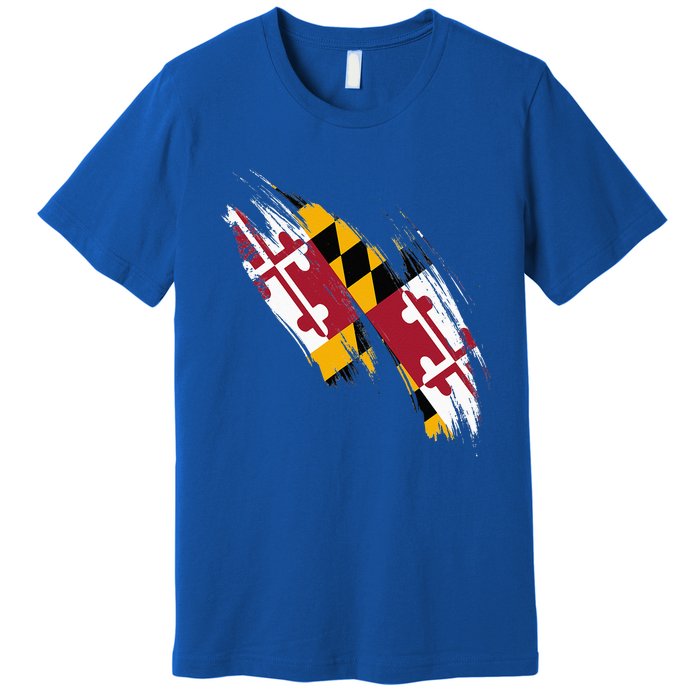 Maryland Flag Marylander Maryland Flag State Pride Premium T-Shirt