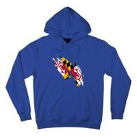 Maryland Flag Marylander Maryland Flag State Pride Tall Hoodie