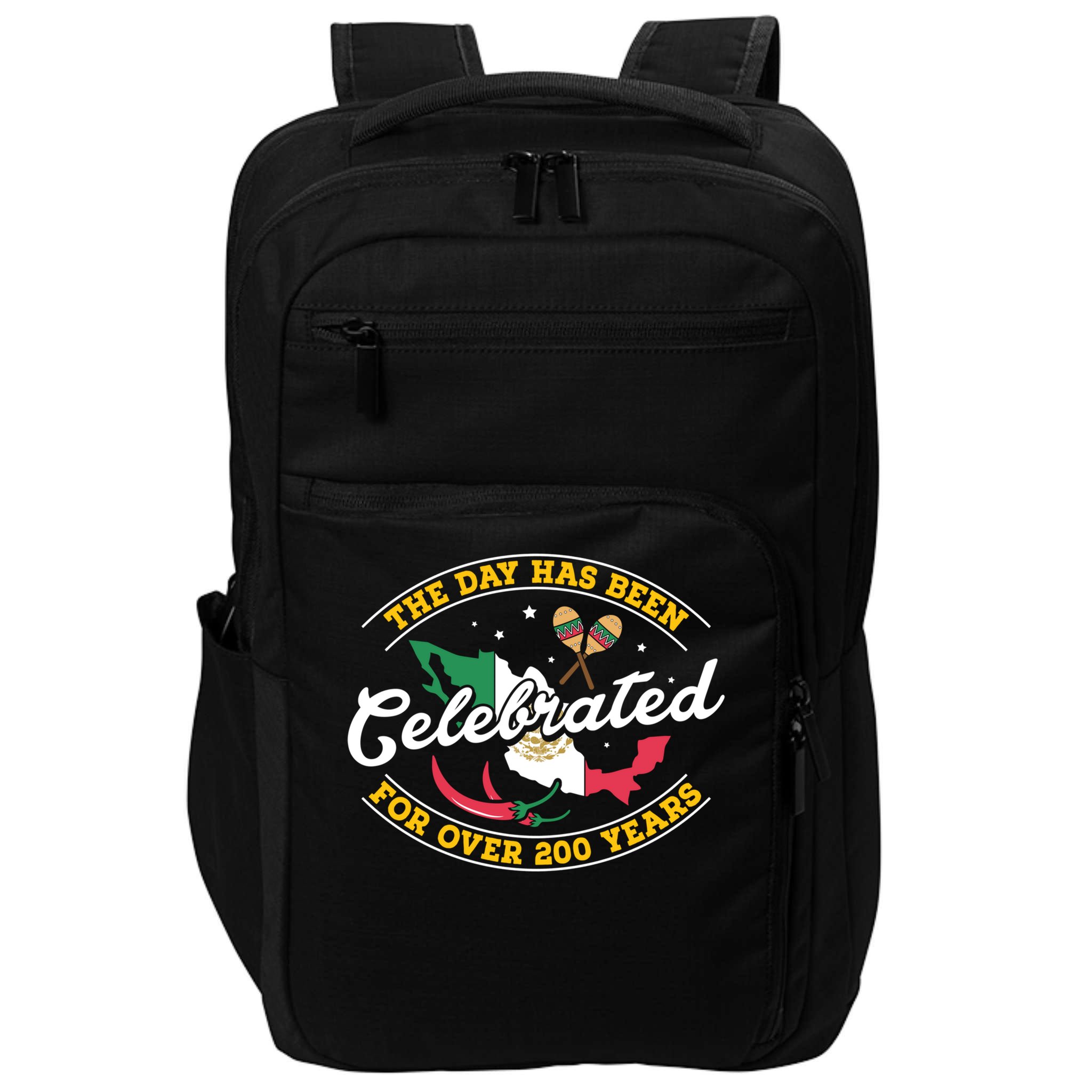 Mexico Flag Mexican Independence Day Gift Impact Tech Backpack