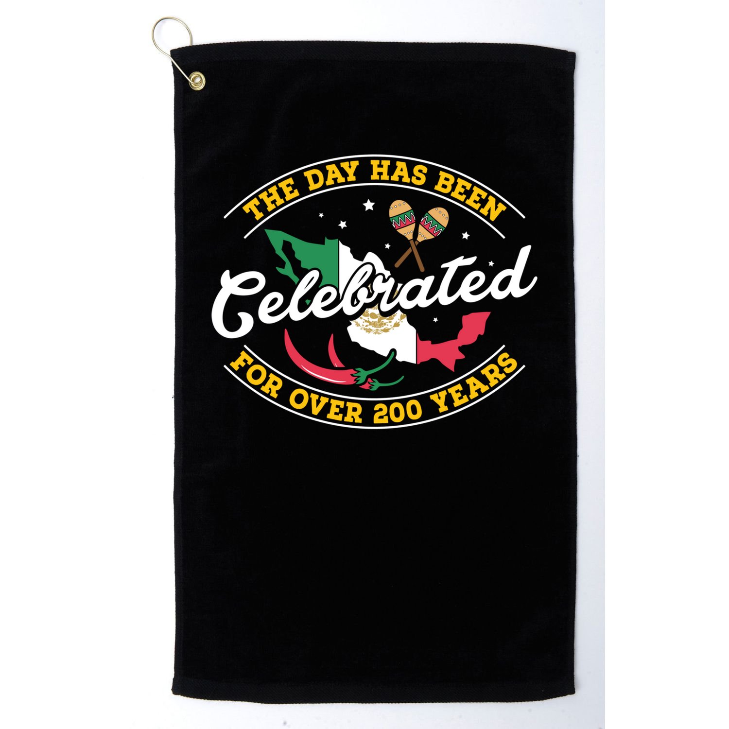 Mexico Flag Mexican Independence Day Gift Golf Towel