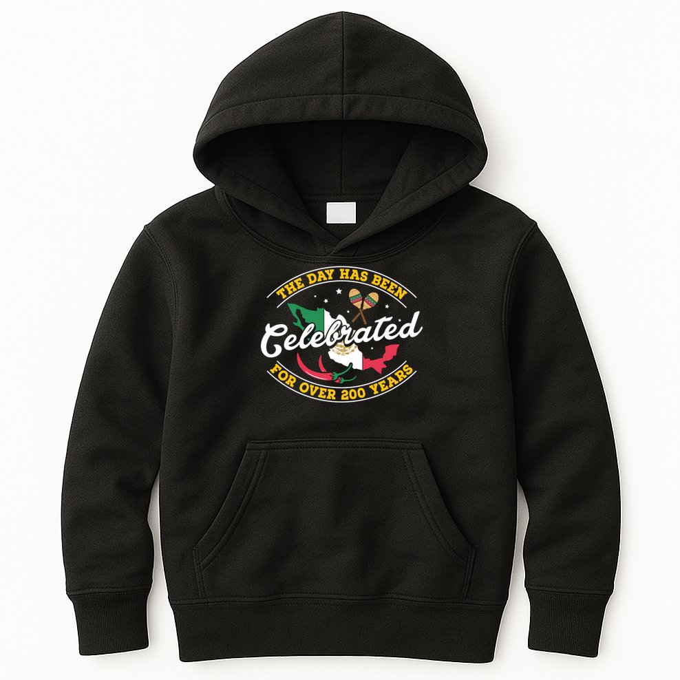 Mexico Flag Mexican Independence Day Gift Kids Hoodie