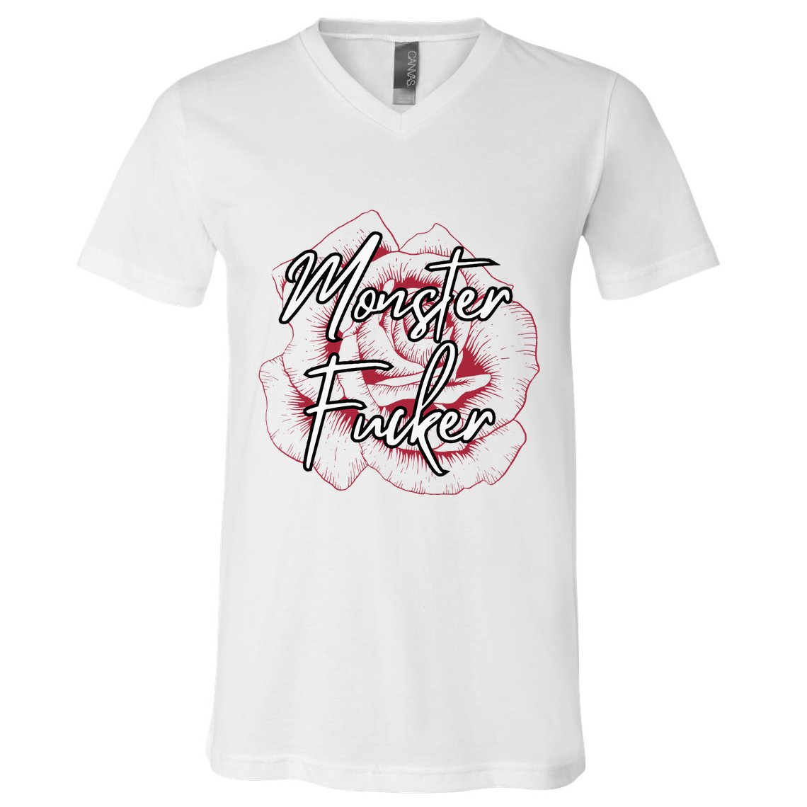 Monster Fucker V-Neck T-Shirt