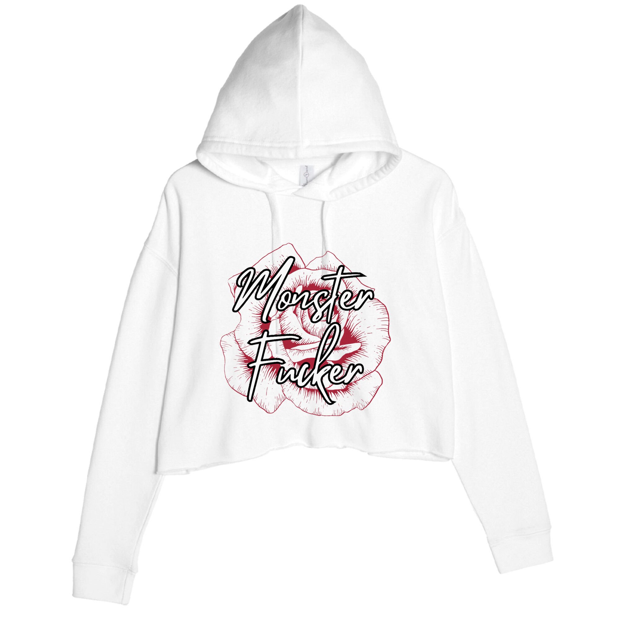 Monster Fucker Crop Fleece Hoodie