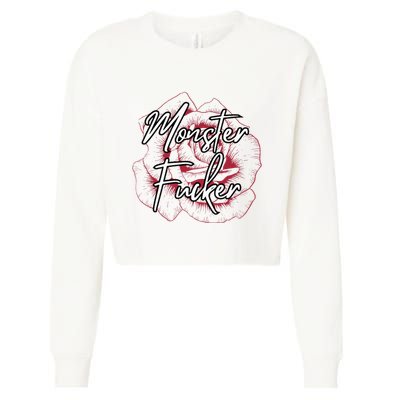 Monster Fucker Cropped Pullover Crew