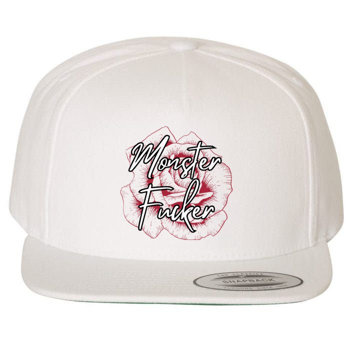 Monster Fucker Wool Snapback Cap